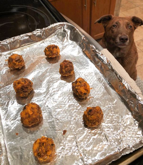 sweet potato turkey meatballs