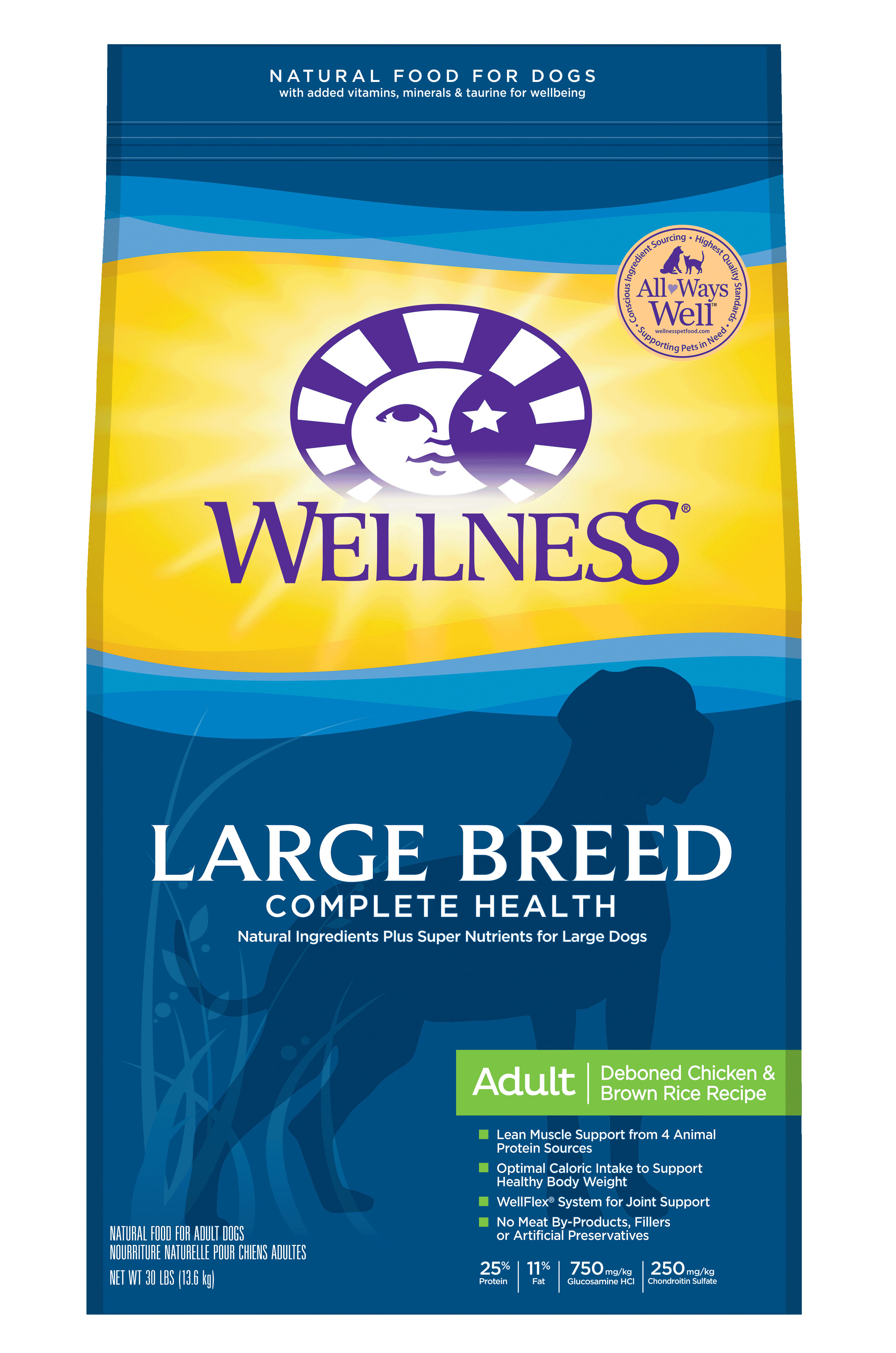 Large breed dog food