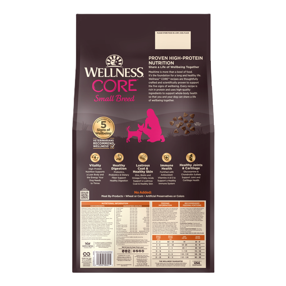 Wellness Complete Health Small Breed Senior Dry Dog Food
