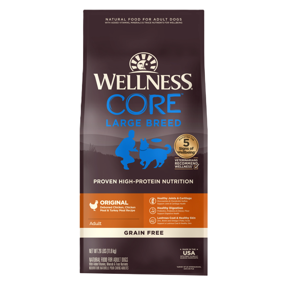 Wellness core large breed cheap
