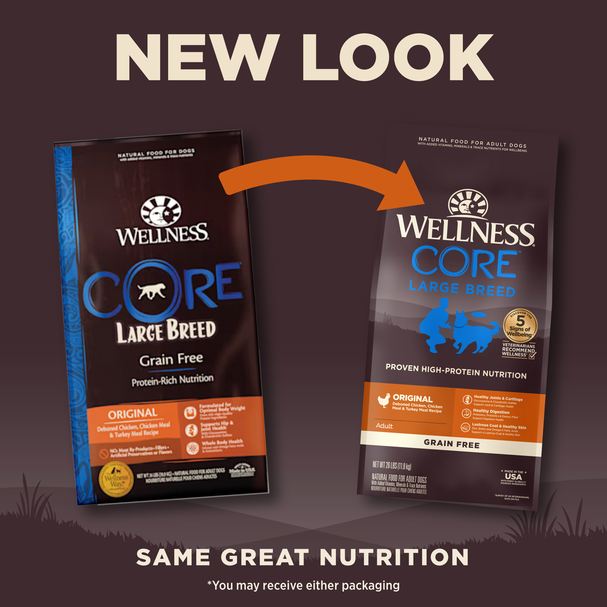 Wellness core large breed review hot sale