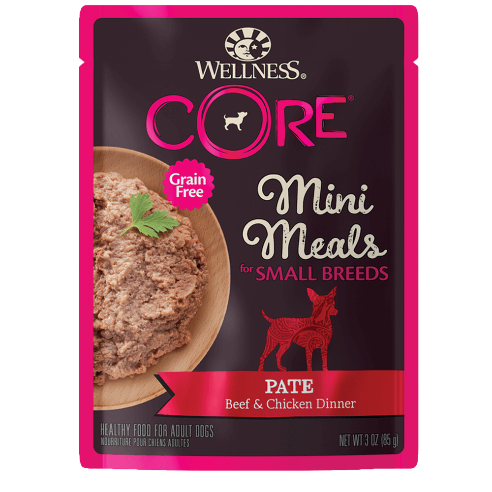 CORE Small Breed Mini Meals – Pate Beef & Chicken Dinner | Wellness Pet ...