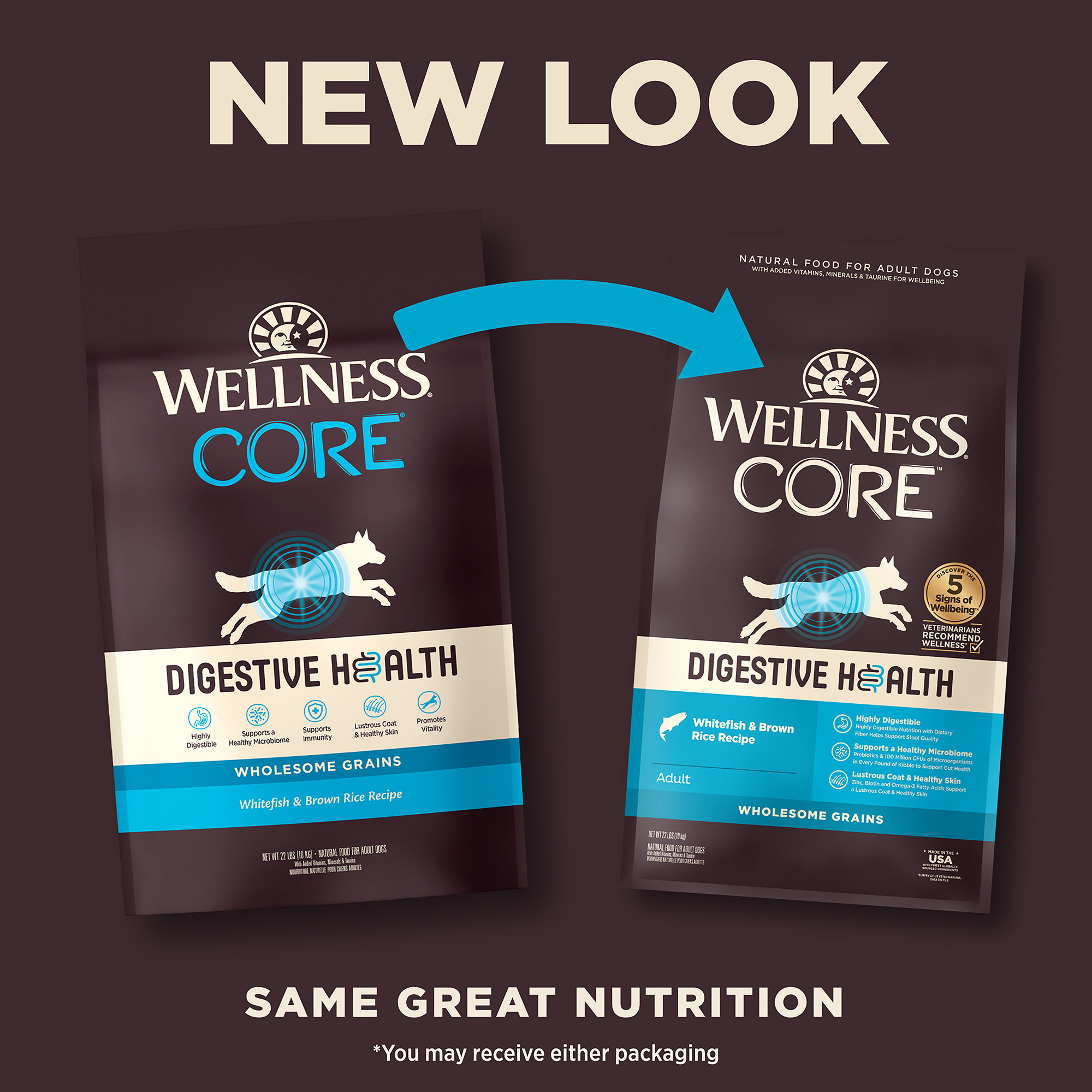 CORE Digestive Health Whitefish Brown Rice Wellness Pet Food Singapore